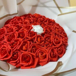 Букет с 51 фоамени рози